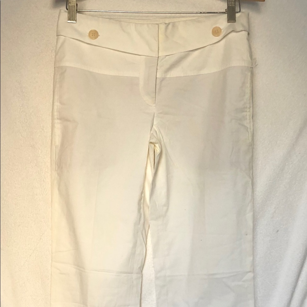 Helmut Lang white cotton pants